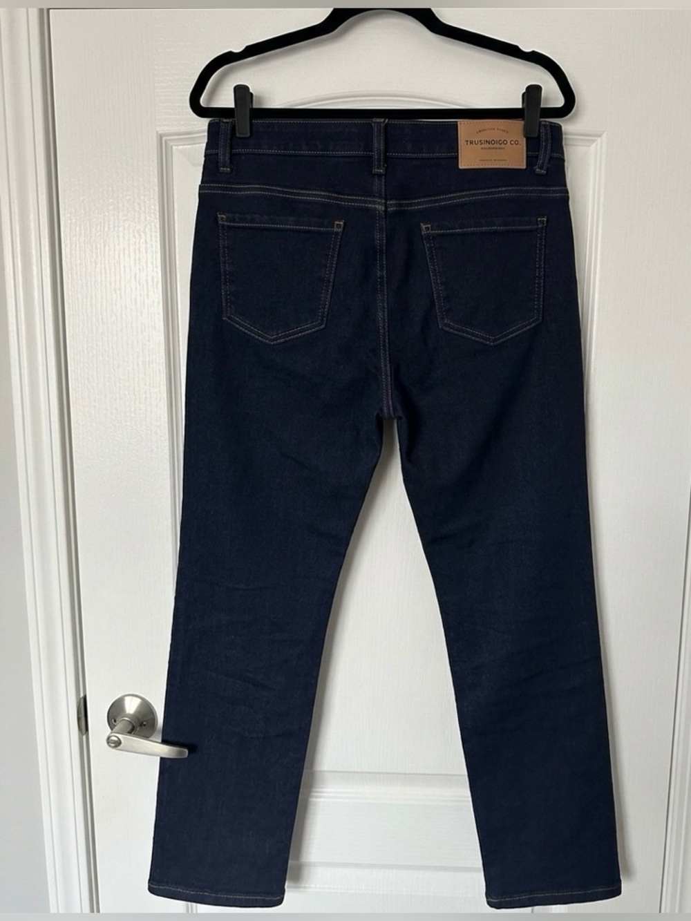 Cleo Petites Dark Wash Straight Leg Jeans - Picture 3 of 3